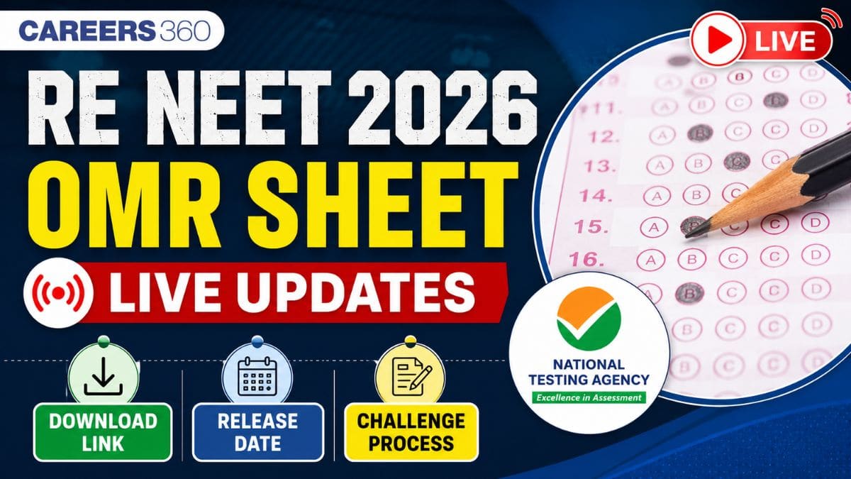 Re NEET 2026 OMR Sheet Link Live: Release Date, Download Response Sheet at neet.nta.nic.in